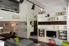 Libreria artigianale su misura spessore 5 cm